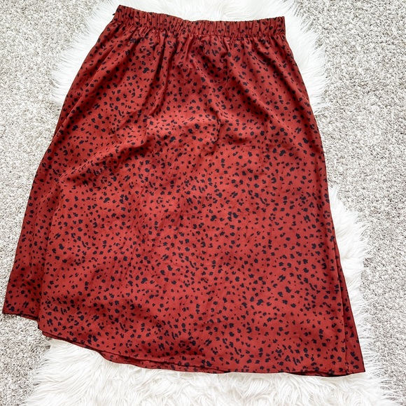 NWT Le Lis | Faux Wrap Midi Skirt - Picture 5 of 5